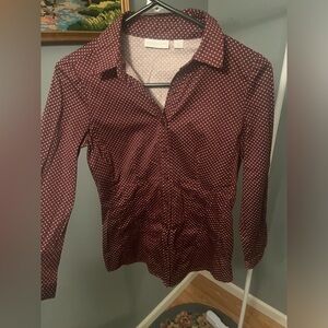 Women’s work button down blouse, XS